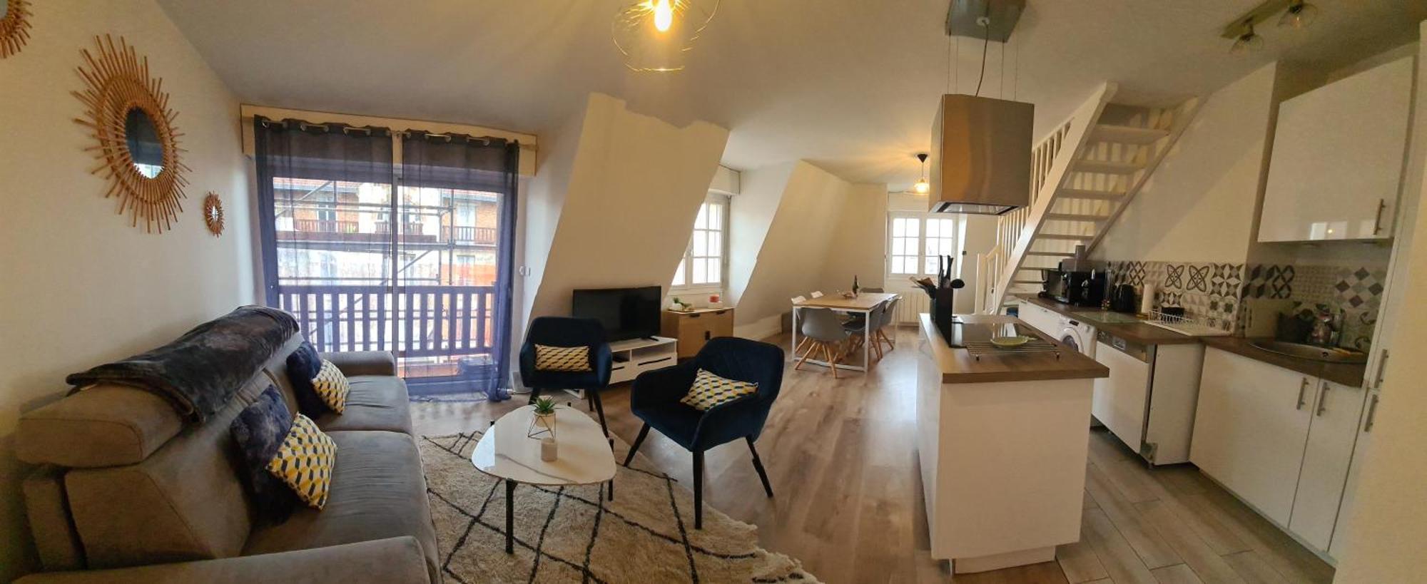 Duplex Au Coeur De Deauville Avec Vue Imprenable Et Parking Prive Exteriér fotografie